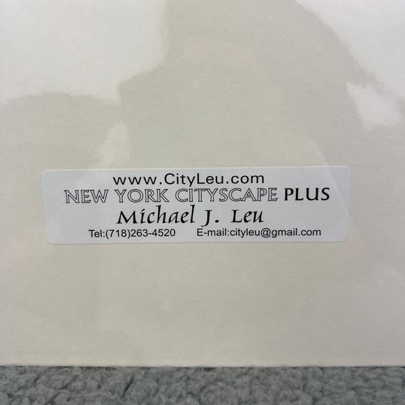 Michael J Leu Art Print SIGNED #/300 Cityscape Mountains River Cloud Scenic 1 - Picture 7 of 8